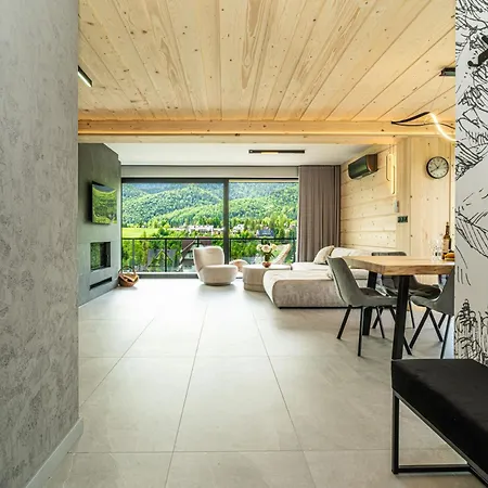 Dwupoziomowy Tarasy Na Giewont Sauna&jacuzzi Apartman Kościelisko